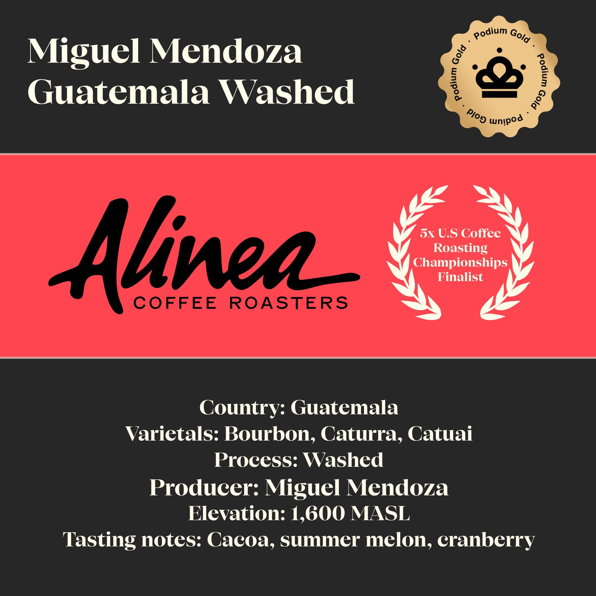 alinea podium gold october 2026 details