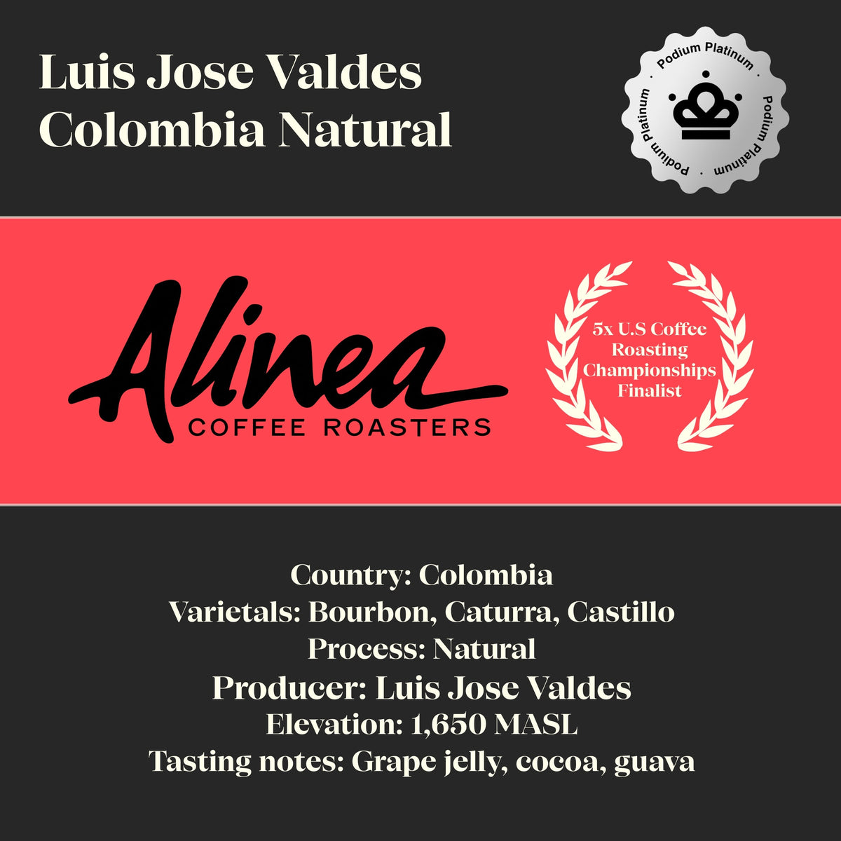 alinea podium platinum october 2026 details