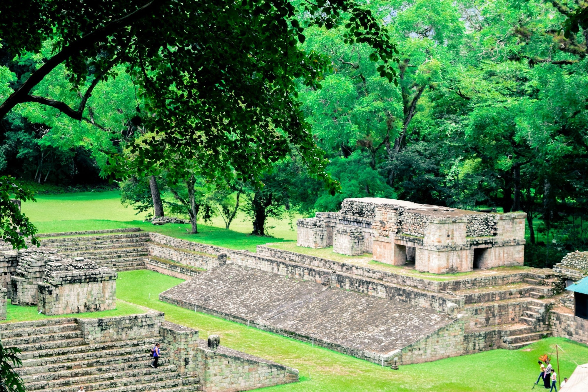 Ancient ruins in Copan Honduras