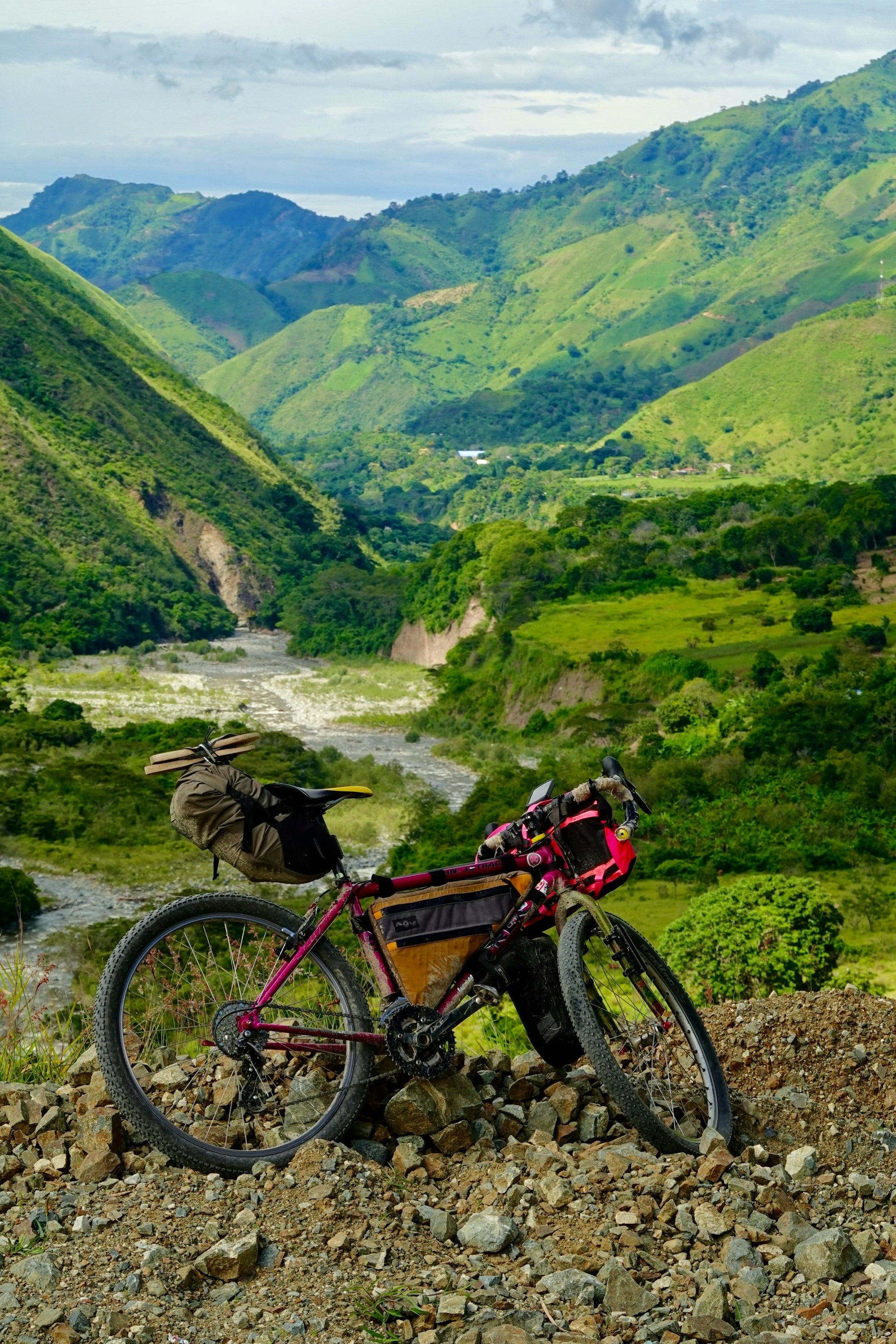Mountain bike in San Antonio, Tolima, Colombia