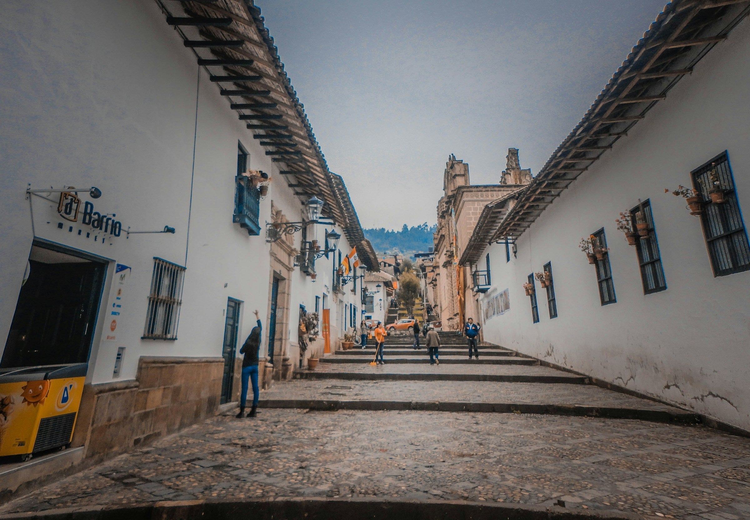 Street in Cajamarca Peru