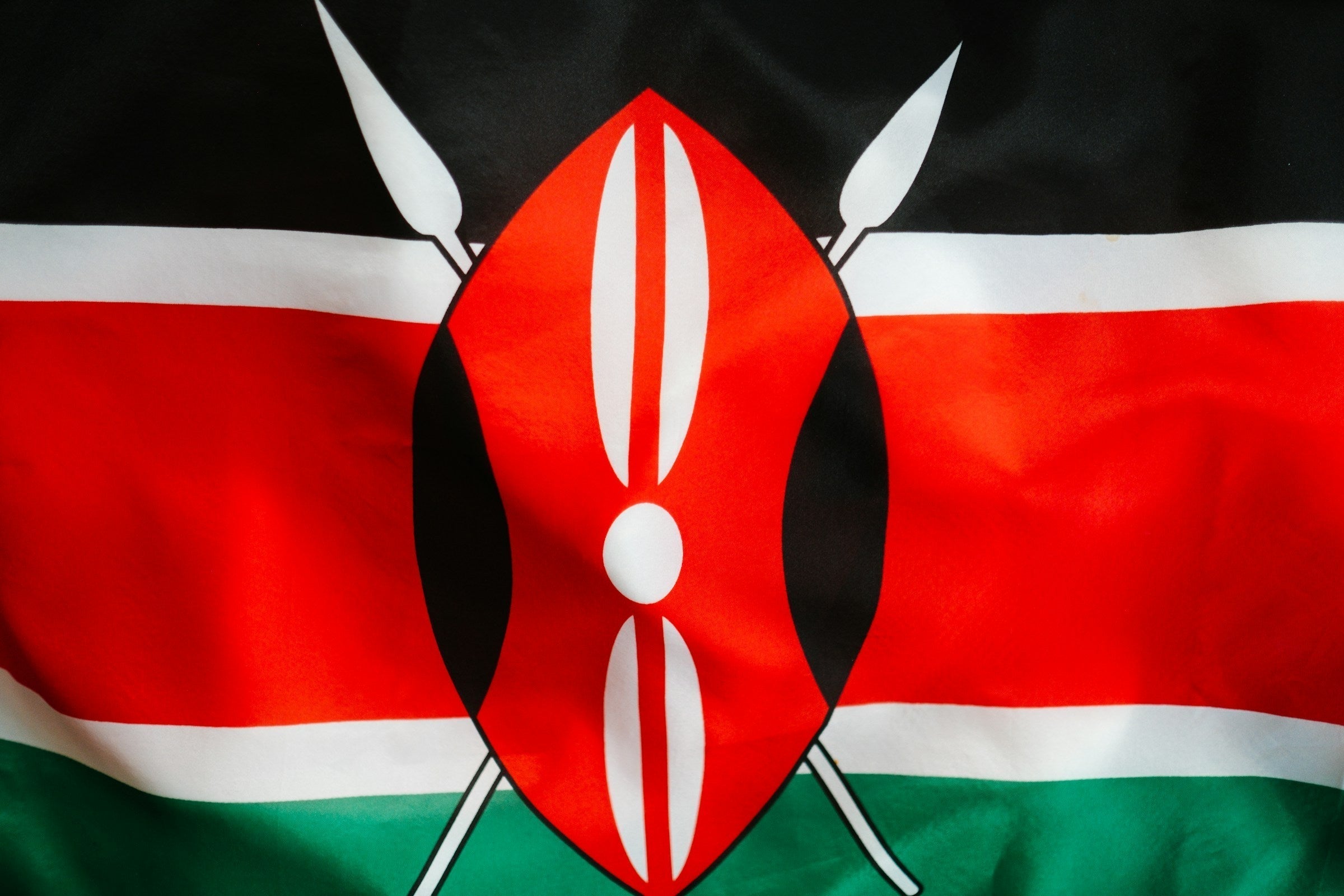 Large Kenya flag