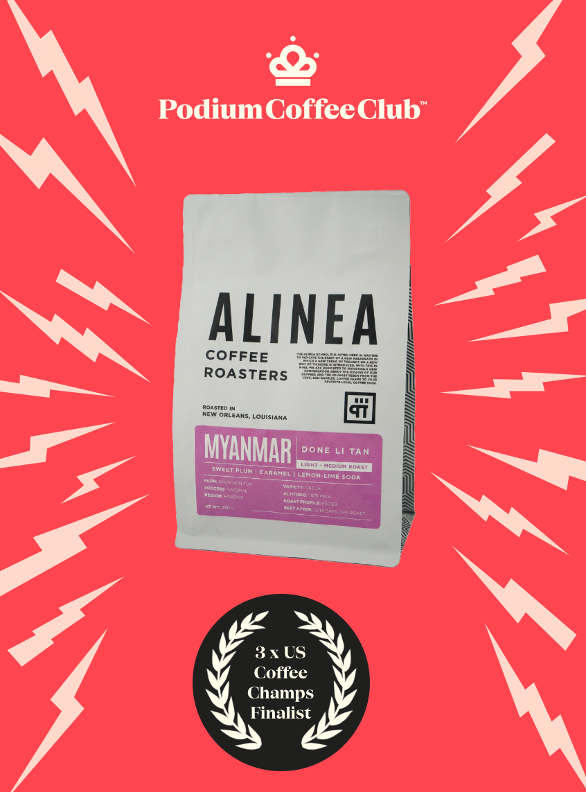 Podium Flash: Alinea Coffee + Done Li Tan, Catuai