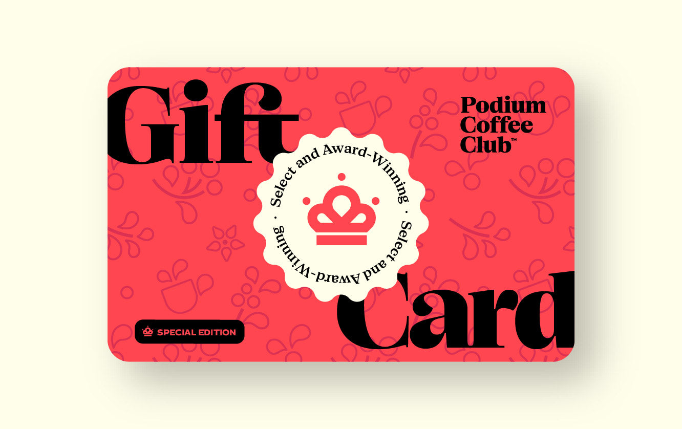 Podium Coffee Club Gift Card